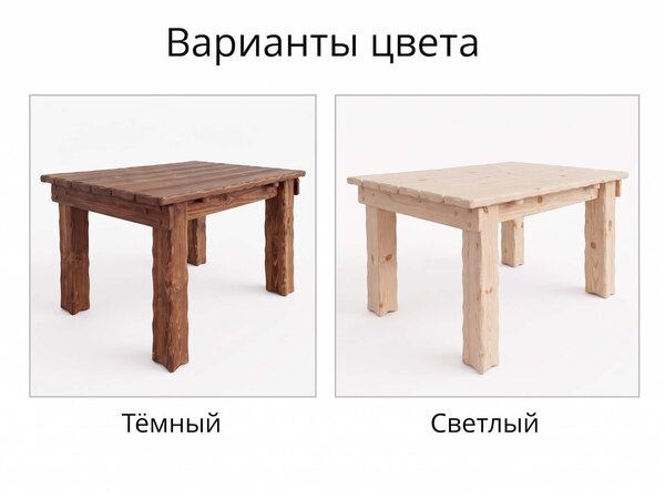 Стол под старину "Добряк" из дерева, фото 