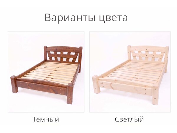 Кровать "Добряк" из дерева, фото 